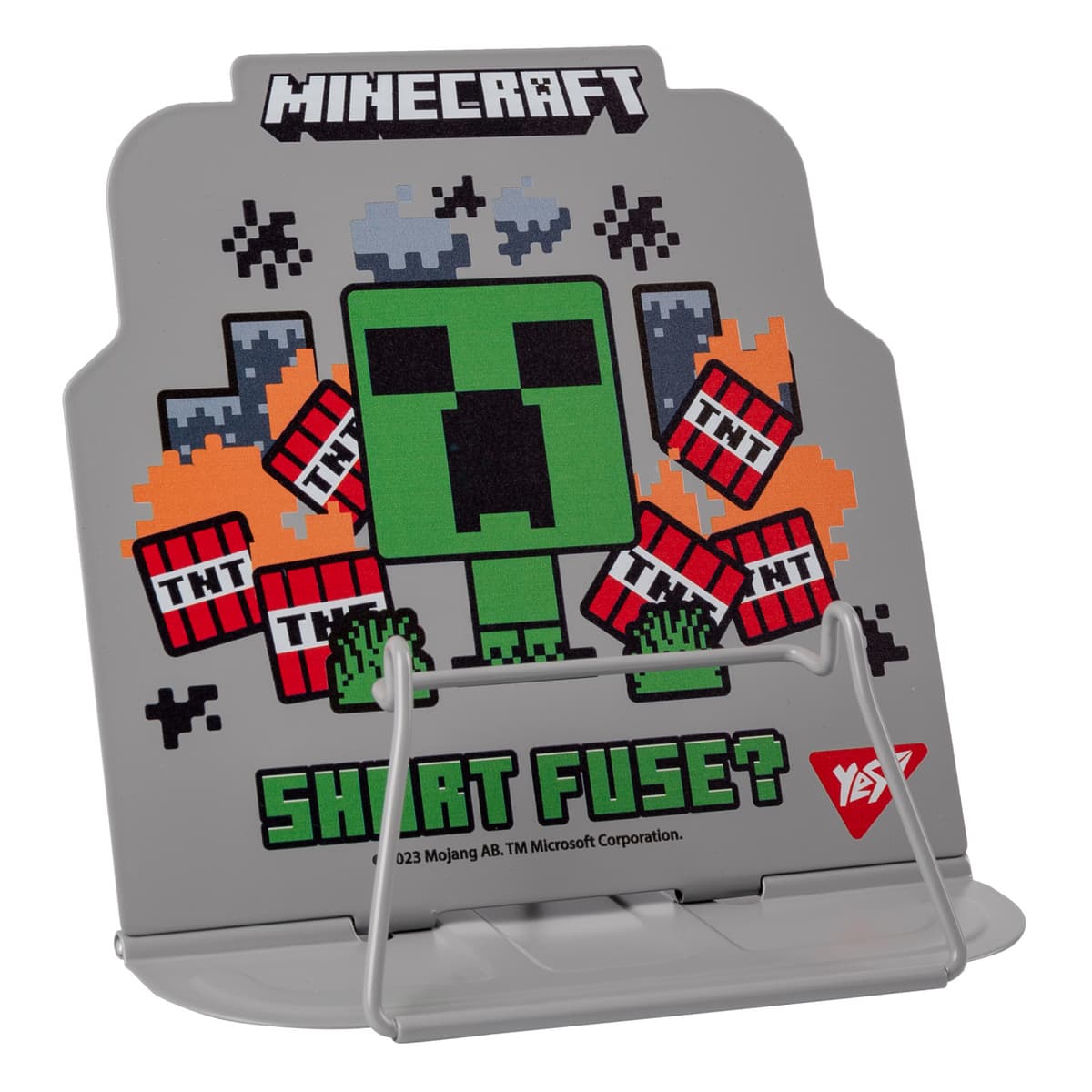 Підставка для книг "Yes" "Minecraft" №470512 метал. з висічкою,фігурна — купити | Канцелярський Сад