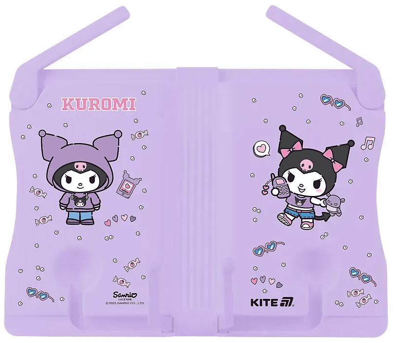 Підставка для книг "Kite" "Kuromi " №HK25-391-2 пластикова — купити | Канцелярський Сад