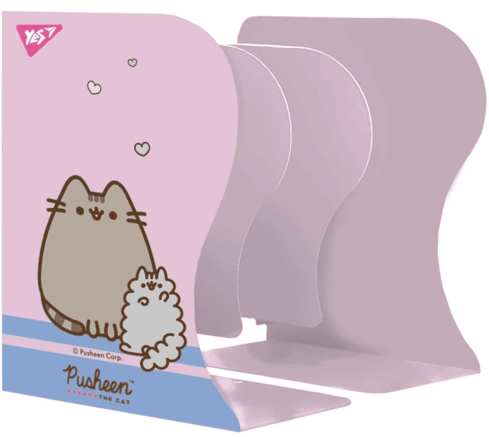 Підставка для книг "Yes" "Sweet Pusheen" №470531 розсувна, метал — купити | Канцелярський Сад