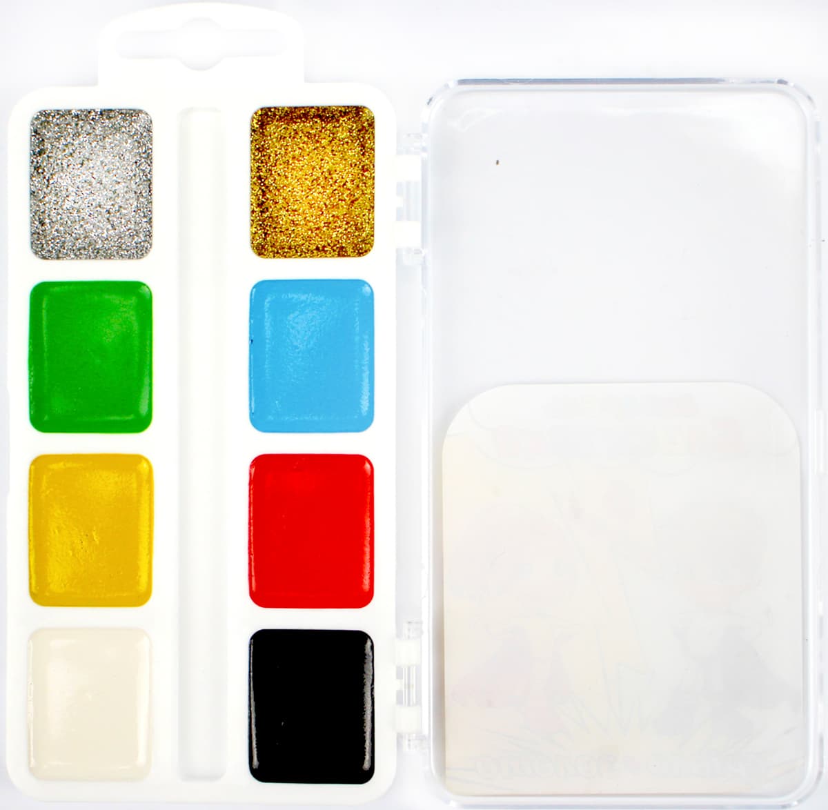 Акварель 8 кольор. "Акварелька-карамелька" пласт/уп/Тетрада — фото 4