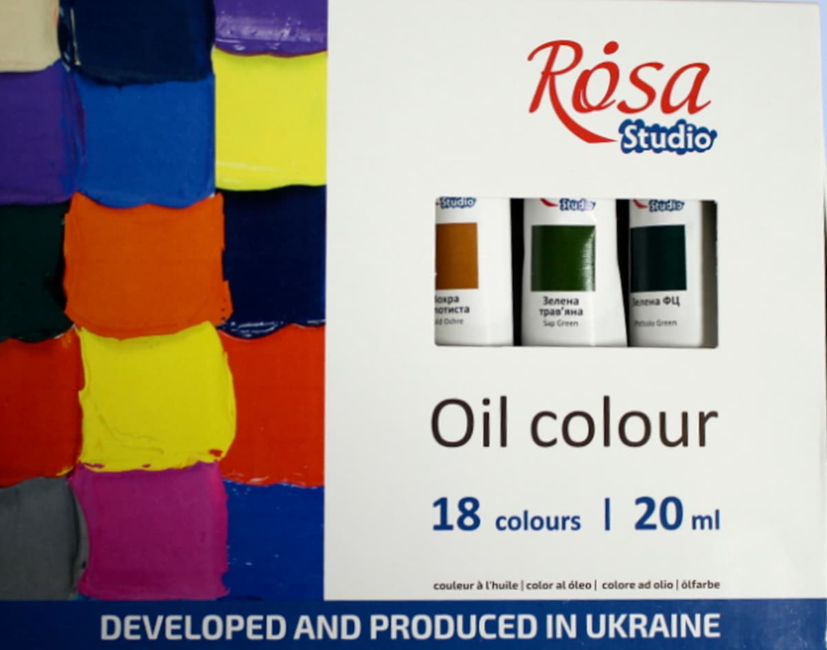 Набір олійних фарб 18х20мл "Rosa Studio" №131014 — фото 8