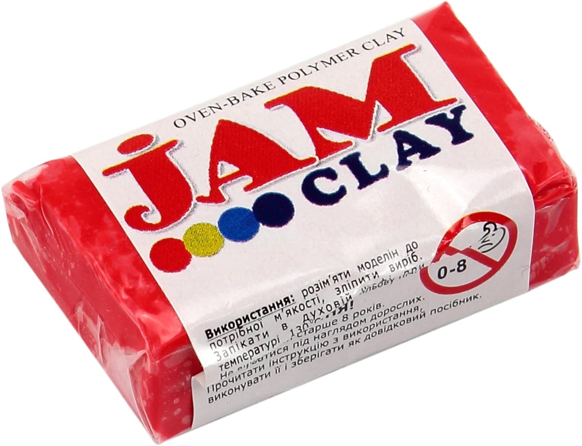 Глина полімер. "Jam Clay" Клюква 20гр №5018402/340402 — купити | Канцелярський Сад