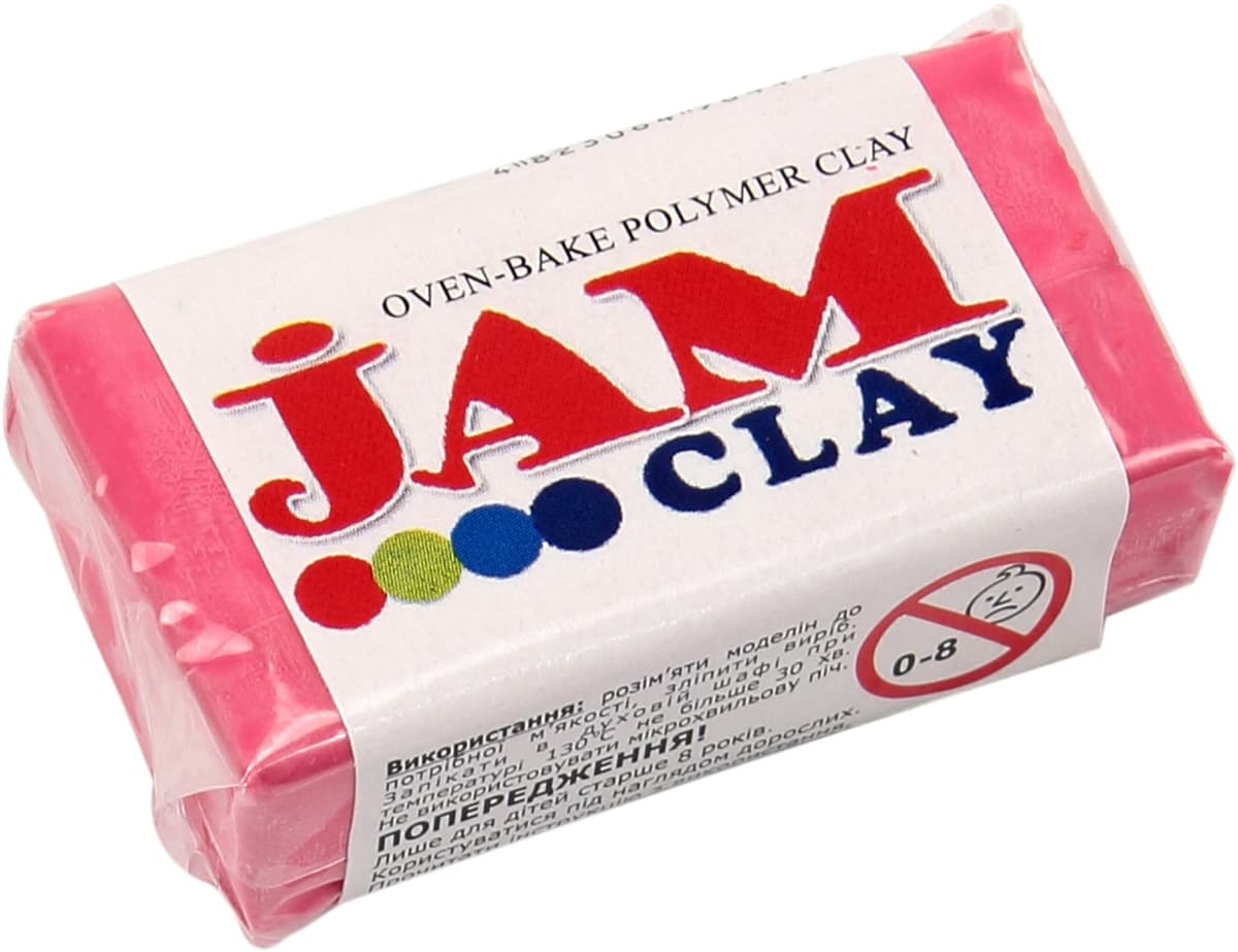 Глина полімер. "Jam Clay" Малиновий мус 20гр №5018501/340501 — купити | Канцелярський Сад