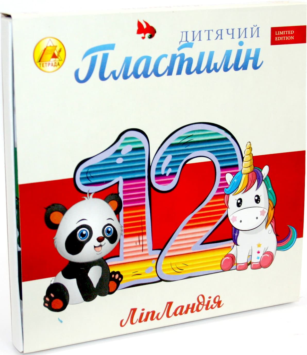 Пластилін "Тетрада" Ліпландія/Пластіленд 12 кольор. 240гр — купити | Канцелярський Сад