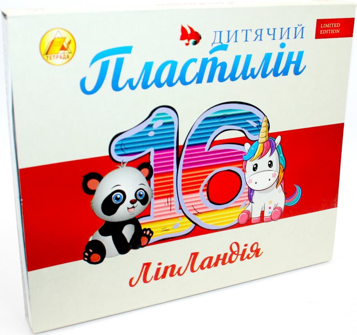 Пластилін "Тетрада" Ліпландія/Пластіленд 16 кольор. 320гр — купити | Канцелярський Сад
