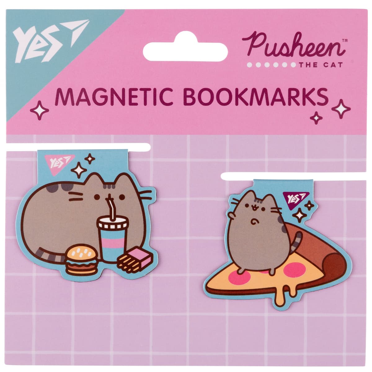 Закладка магніт. "Yes" №708104 Pusheen food 2шт — купити | Канцелярський Сад