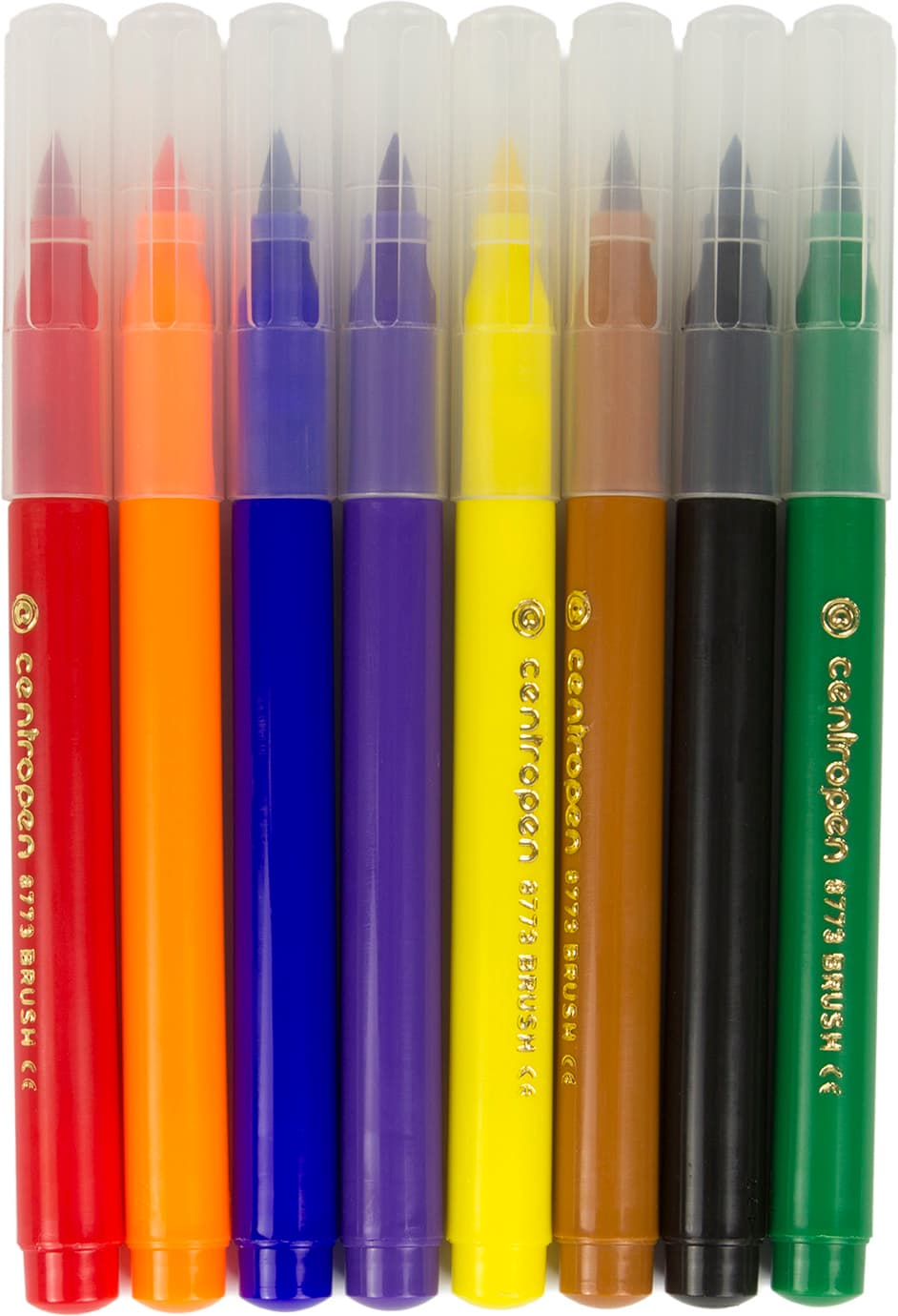 Фломастери "Centropen" 8кольор. Brush №8773/08 — фото 3