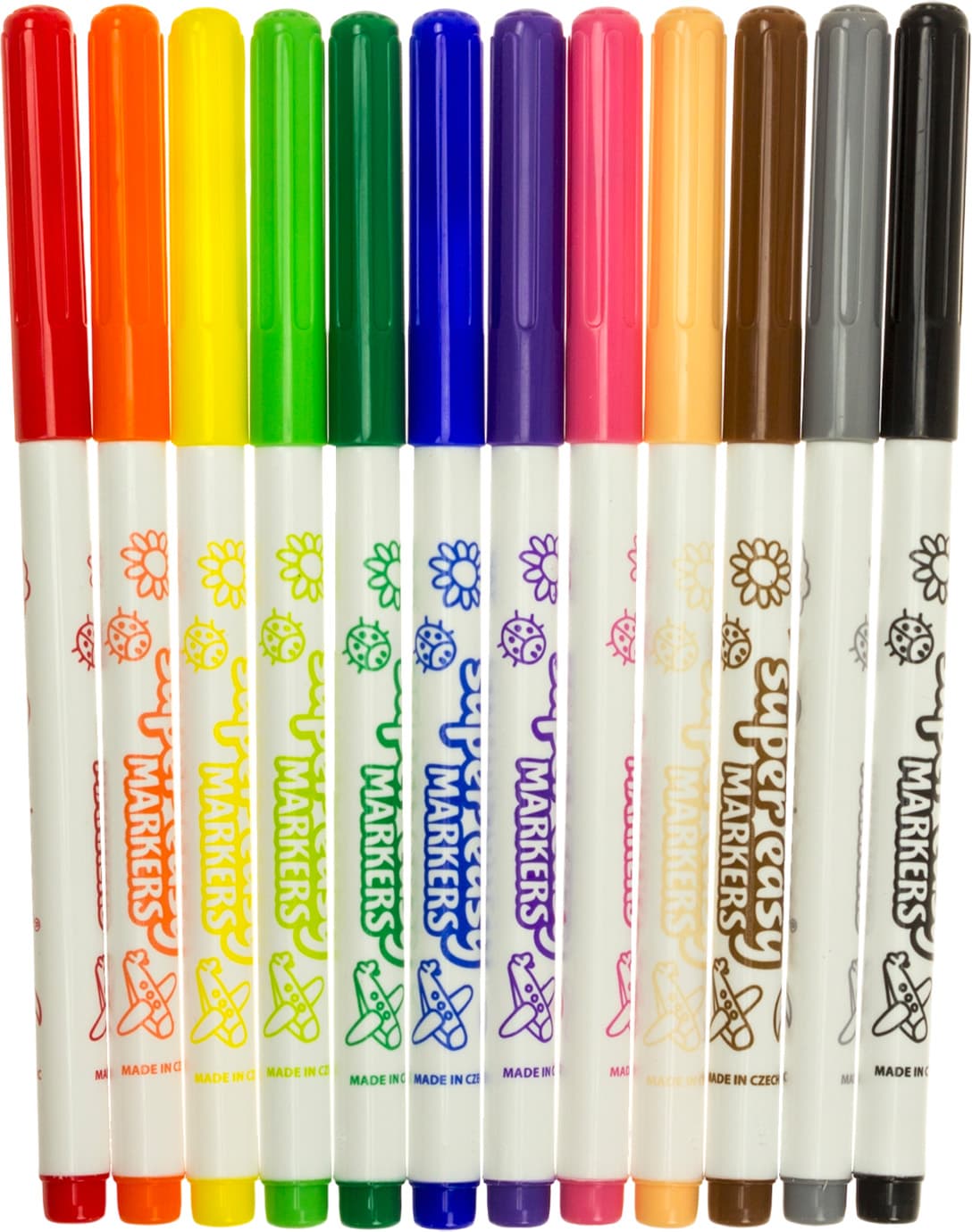 Фломастеры "Centropen" 12цвет. Super Easy №2580 — фото 3