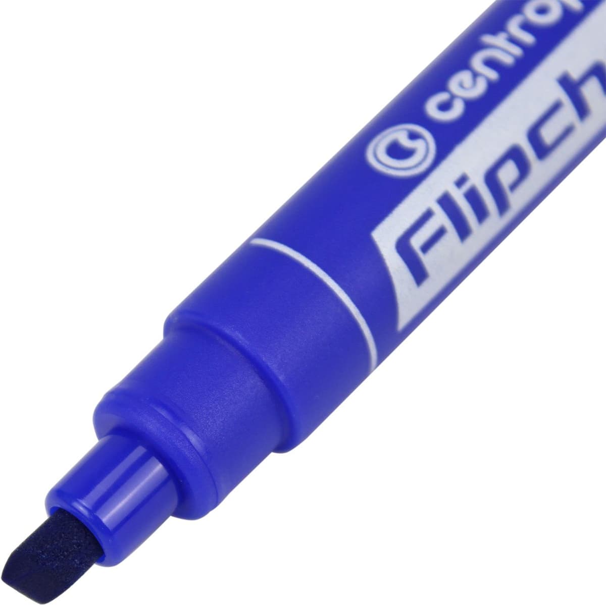 Маркер "Centropen" №8560 кос. Flipchart 1-4,6мм на водян. осн. синій — фото 4