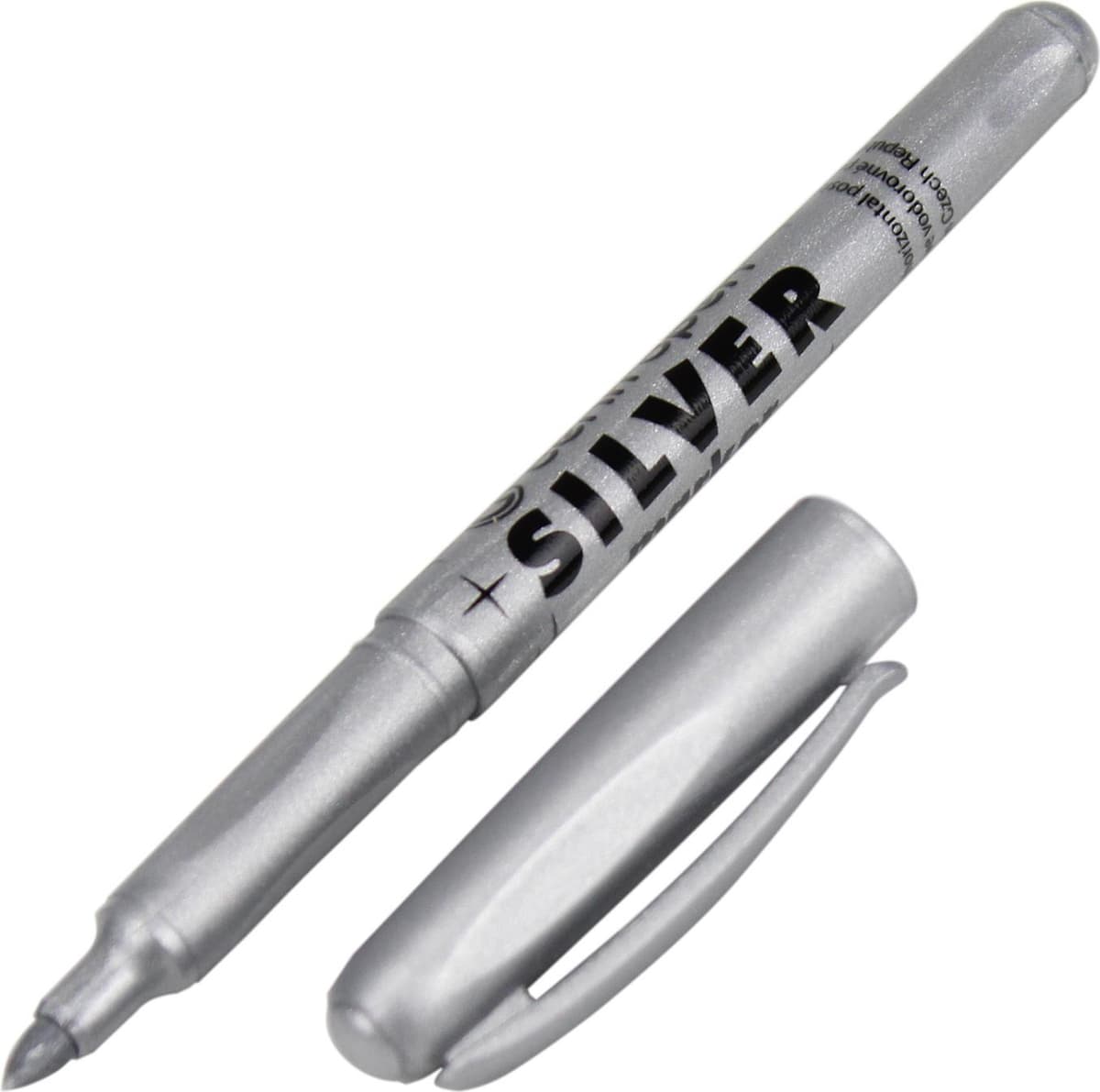 Маркер "Centropen" №2690 Silver 1,5-3мм сріблястий — фото 3