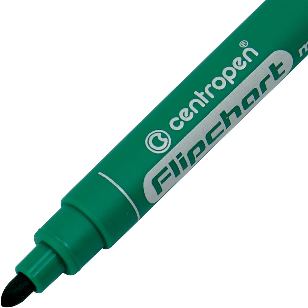 Маркер "Centropen" №8550/04 круг. Flipchart 2,5мм на водян. осн. зелений — фото 4