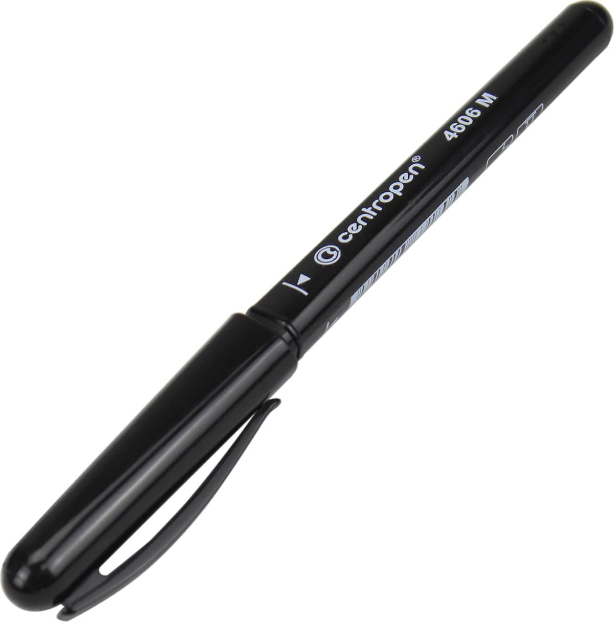 Маркер "Centropen" №4606 СD Pen ergoline 1мм чорний — купити | Канцелярський Сад