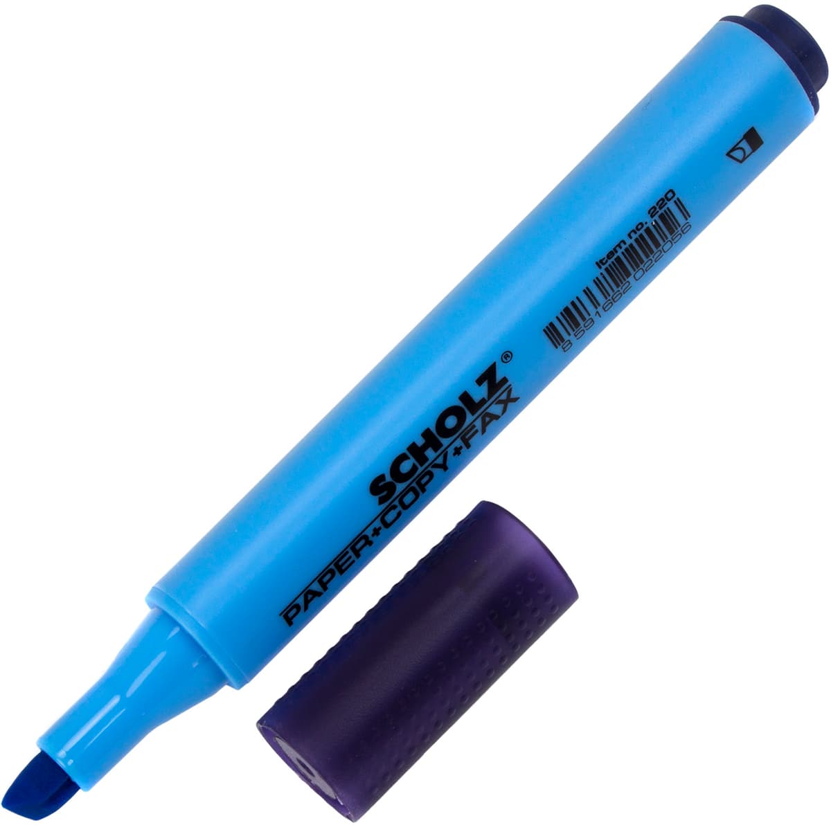 Текстмаркер "Sсholz" №220-05 1-5мм блакитний — фото 3