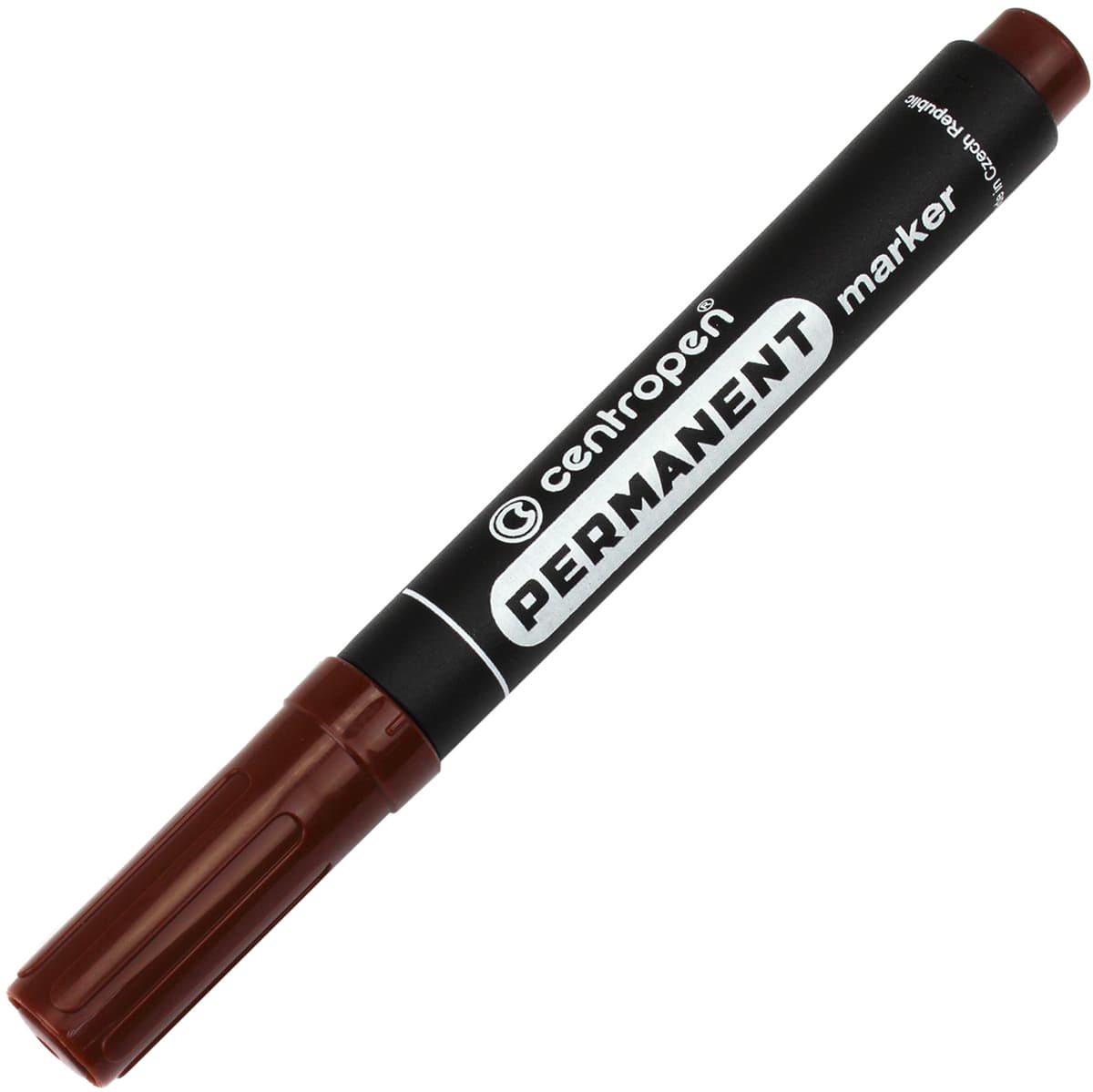 Маркер "Centropen" №8566/07 Permanent 2,5мм коричневий — купити | Канцелярський Сад