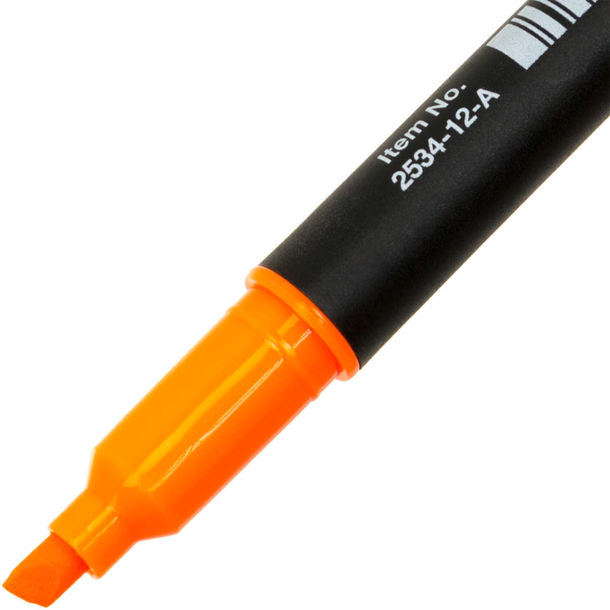 Текстмаркер "Axent" №2534-12-A клин. Highlighter Dual 2-4мм помаранч.-жовтий — фото 4