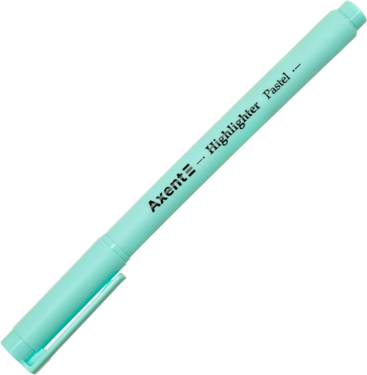 Текстмаркер "Axent" №2533-09-A клин. Highlighter Pastel 2-4мм бірюзовий — купити | Канцелярський Сад