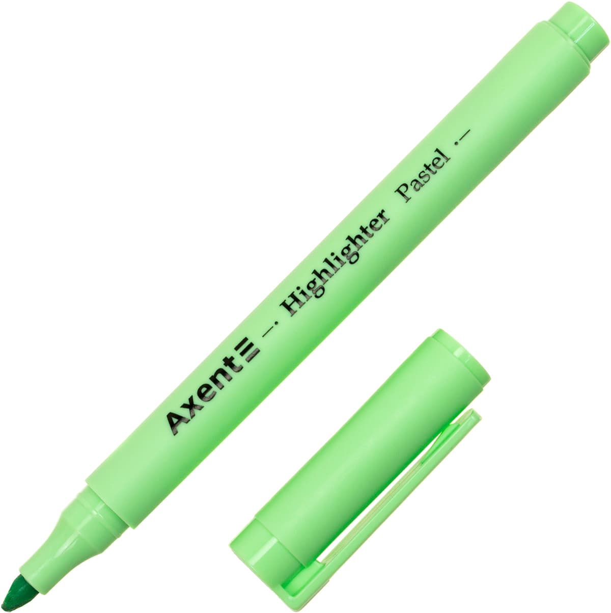 Текстмаркер "Axent" №2533-18-A клин. Highlighter Pastel 2-4мм м'ятний — фото 3