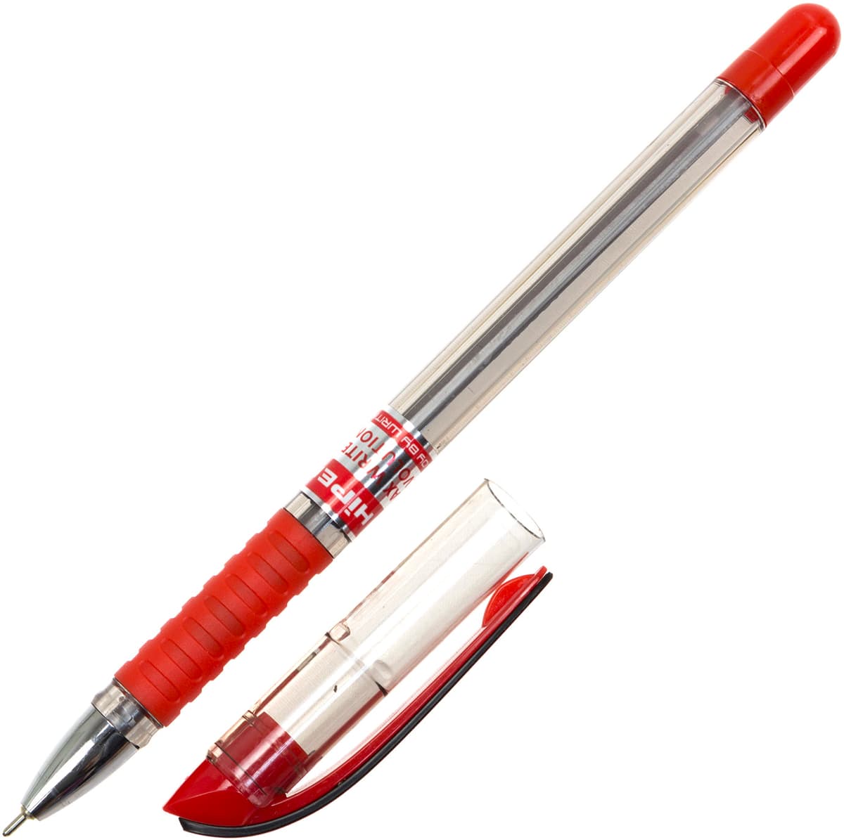 Ручка кульк. масл. "Hiper" №HO-335-ES Max Writer EV 2500м 0,7мм червона — фото 3