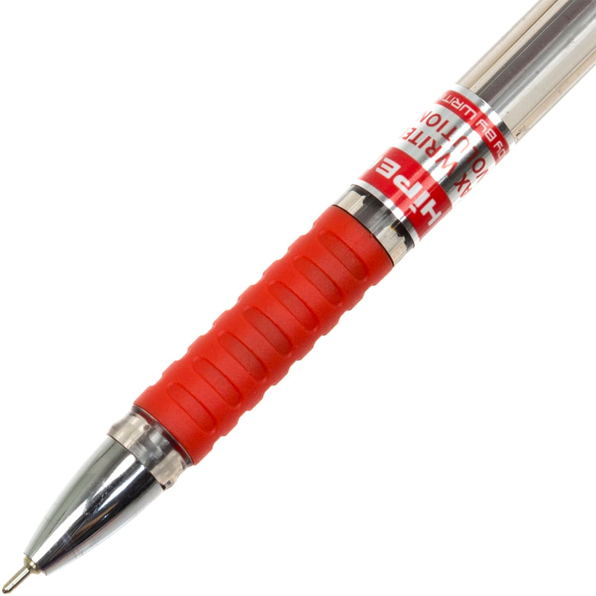 Ручка кульк. масл. "Hiper" №HO-335-ES Max Writer EV 2500м 0,7мм червона — фото 4