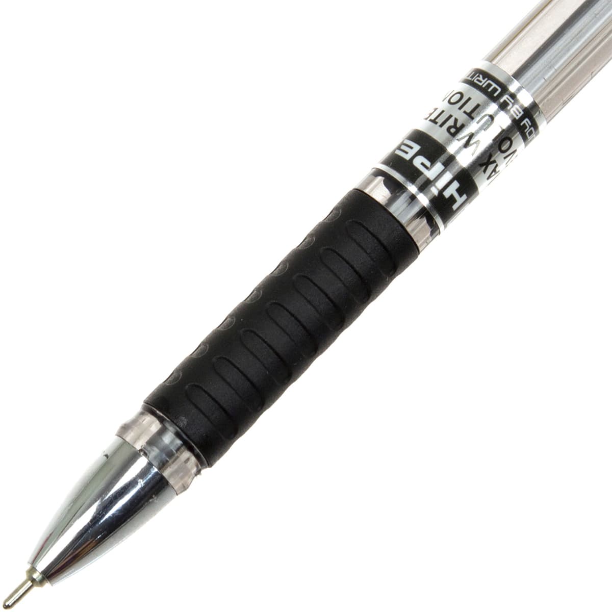 Ручка кульк. масл. "Hiper" №HO-335-ES Max Writer Evolution 2500м 0,7мм чорна — фото 4
