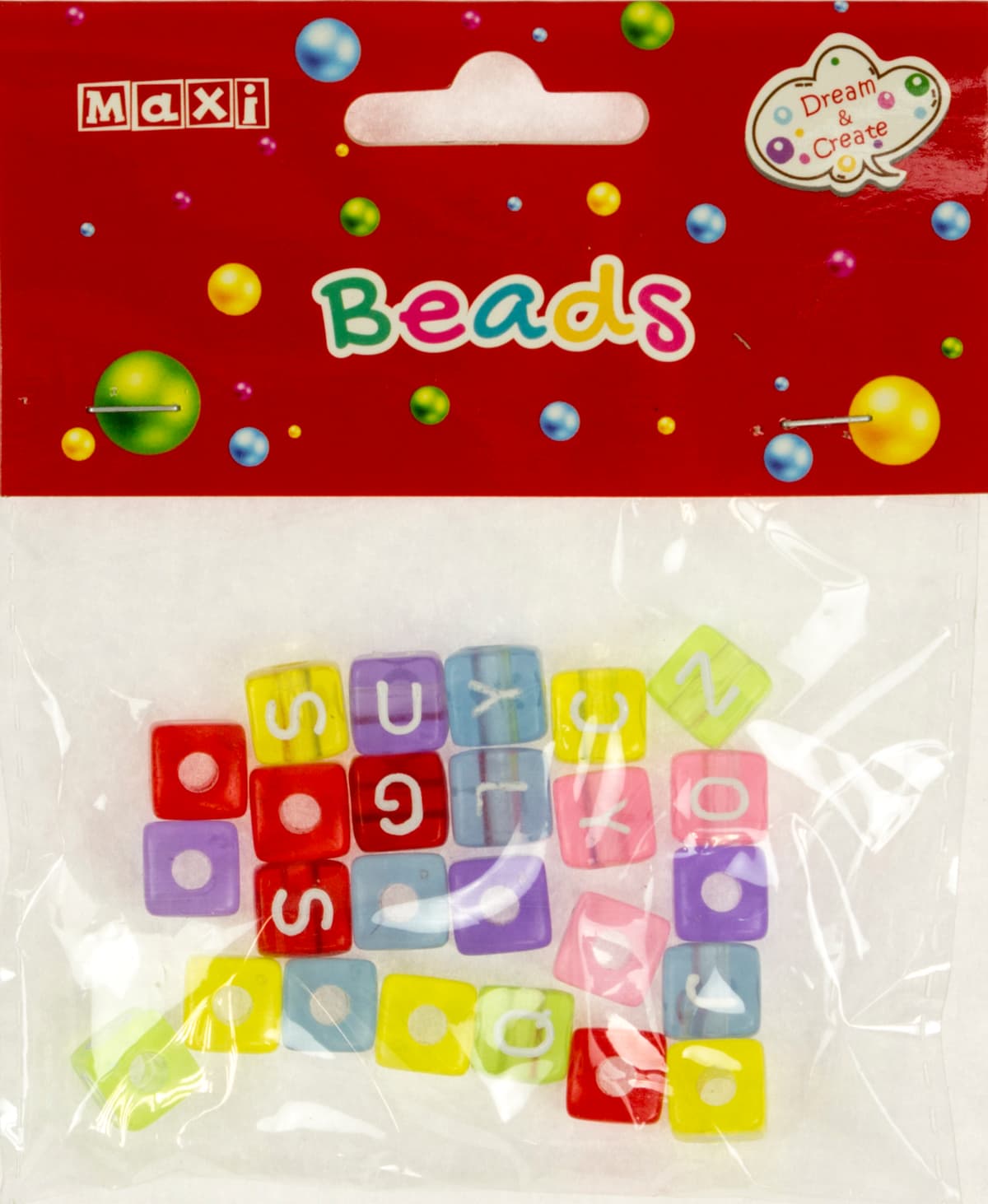 Бусини Letters "Maxi"№MX62780 — купити | Канцелярський Сад