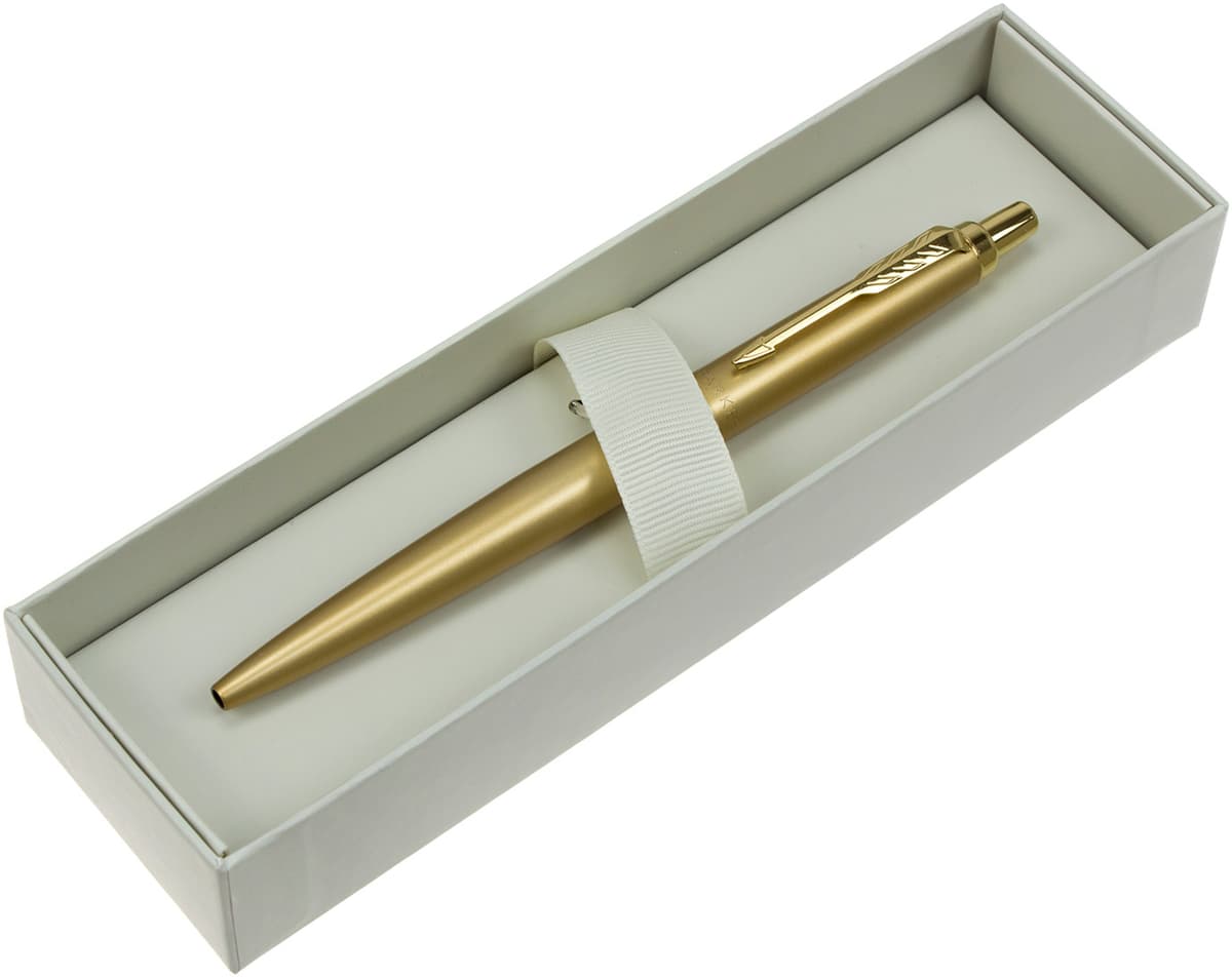 Ручка кульк. "Parker Jotter XL Monochrome Gold" №12 532 — купити | Канцелярський Сад