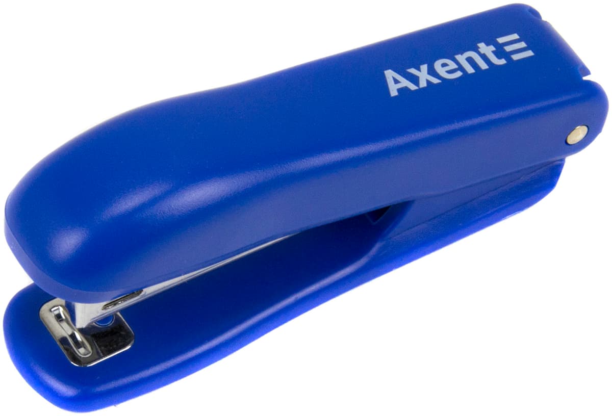 Степлер "Axent" №10/5 15арк №4222-02-A Standard пласт. синій — фото 4