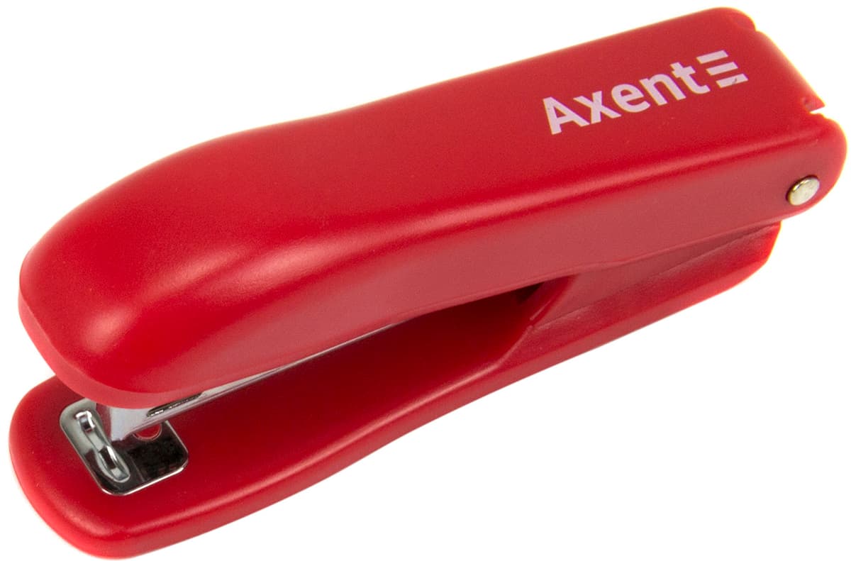 Степлер "Axent" №10/5 15арк №4222-06-A Standard пласт. червоний — фото 4
