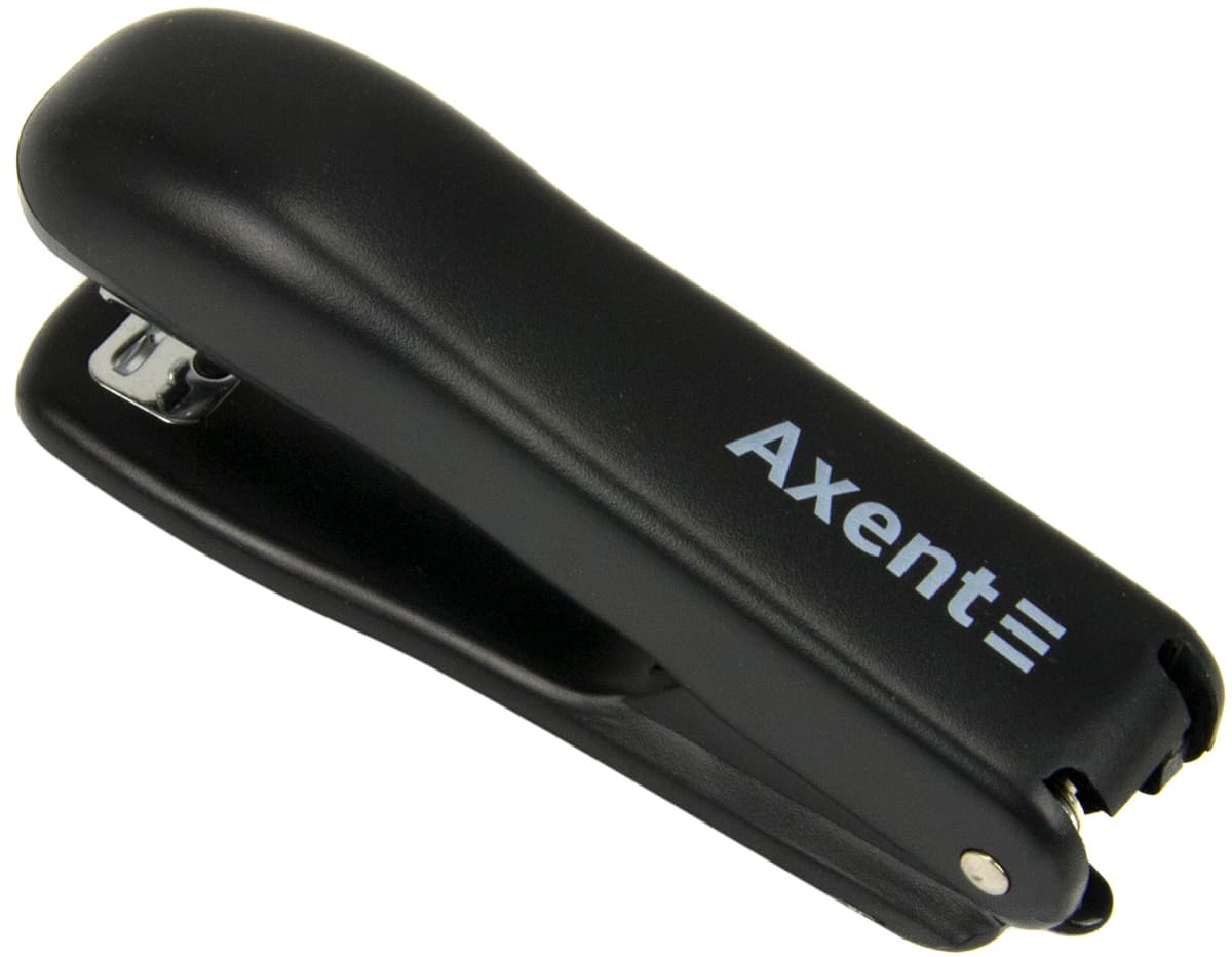 Степлер "Axent" №10/5 15арк №4222-01-A Standard пласт. чорний — купити | Канцелярський Сад