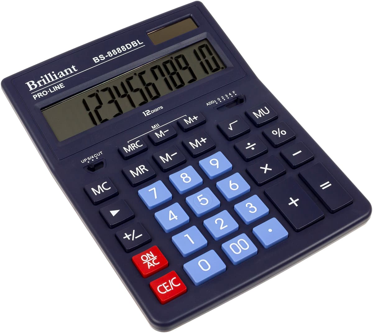 Калькулятор "Brilliant" №BS-8888DBL (12-розряд.) — купити | Канцелярський Сад