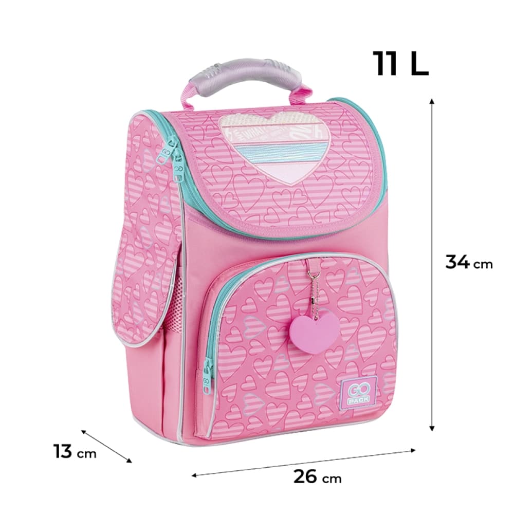 Рюкзак каркасний "GoPack" Education Pink Dreams 2від.,2карм. №GO25-5001S-1 — фото 3