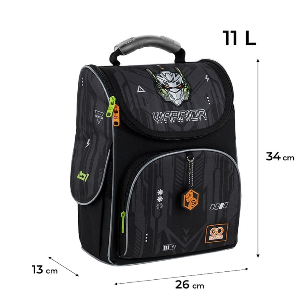 Рюкзак каркасний "GoPack" Education Warrior 2від.,2карм. №GO25-5001S-8 — фото 3