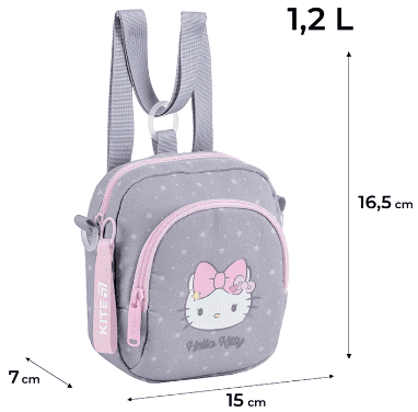 Рюкзак-сумка "Kite" Hello Kitty дитяча 2від. №HK25-2620-1 — фото 3