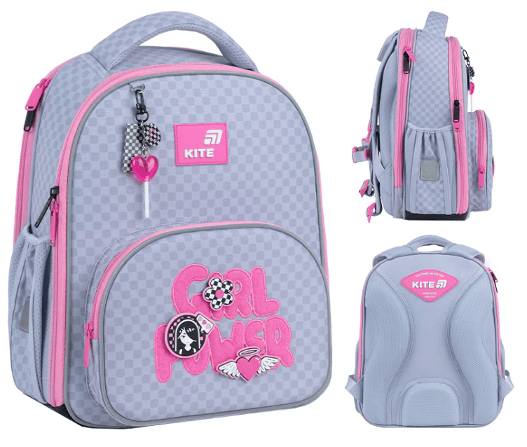 Рюкзак каркасний "Kite" Education Girl's Power 2від.,3карм. №K26-556M-1 — купити | Канцелярський Сад