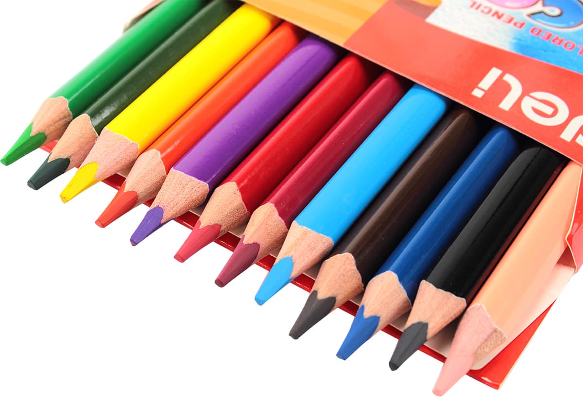 Олівці кольор. 12 кольор. "Deli" №EC00600 Color Kids Jumbo трикут. карт. уп. — фото 5