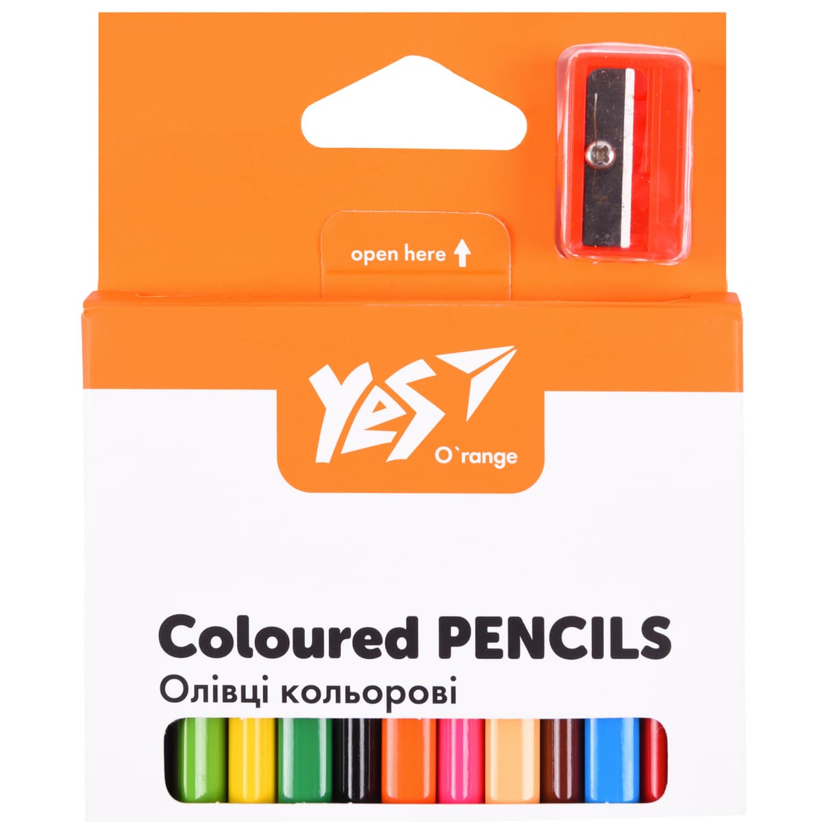 Олівці кольор. 12 кольор. "Yes" №290723 "O'range Line" з точилкою — фото 3