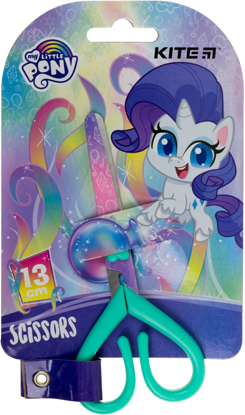 Ножиці дит. "Kite" №LP21-121 Little Pony 13см з мал. на лезі, зелені — фото 3