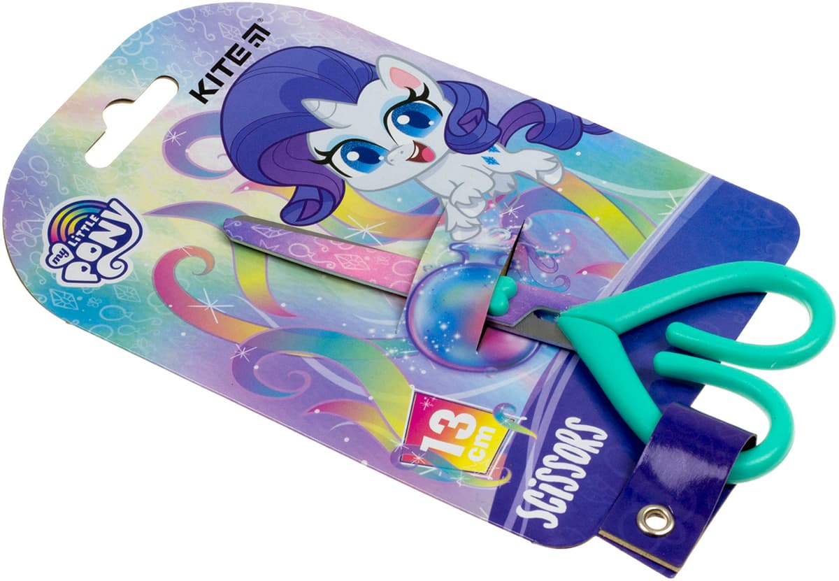 Ножиці дит. "Kite" №LP21-121 Little Pony 13см з мал. на лезі, зелені — купити | Канцелярський Сад