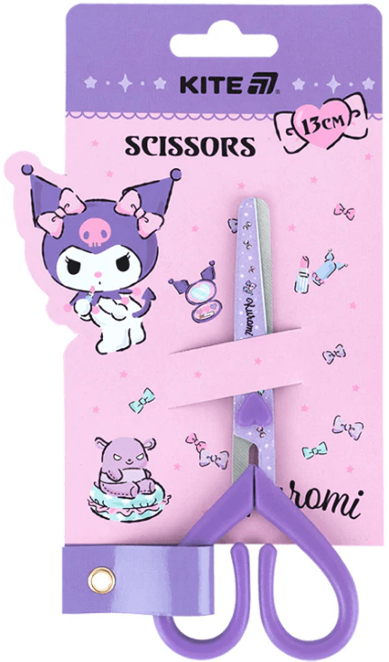 Ножиці дит. "Kite" №HK25-121 Kuromi 13см — купити | Канцелярський Сад