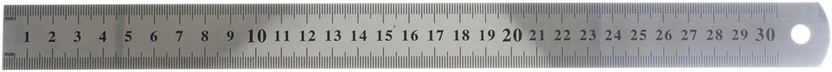 Лінійка метал. 30см (0,3S) №1018-30 — купити | Канцелярський Сад