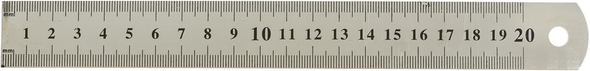 Лінійка метал. 20см (0,3S) №1018-20 — купити | Канцелярський Сад