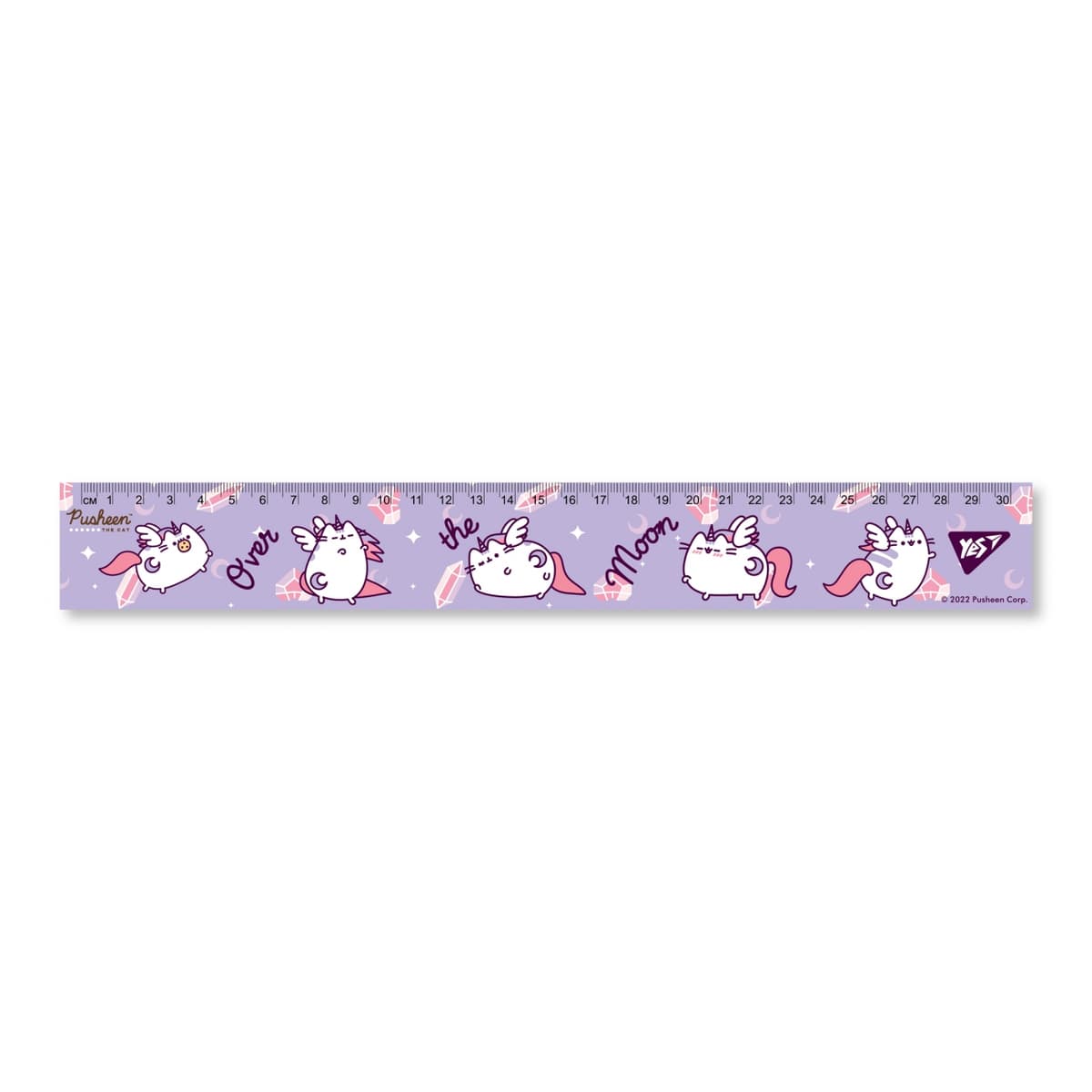 Лінійка пласт. 30см "Yes" Pusheen №370629 — купити | Канцелярський Сад
