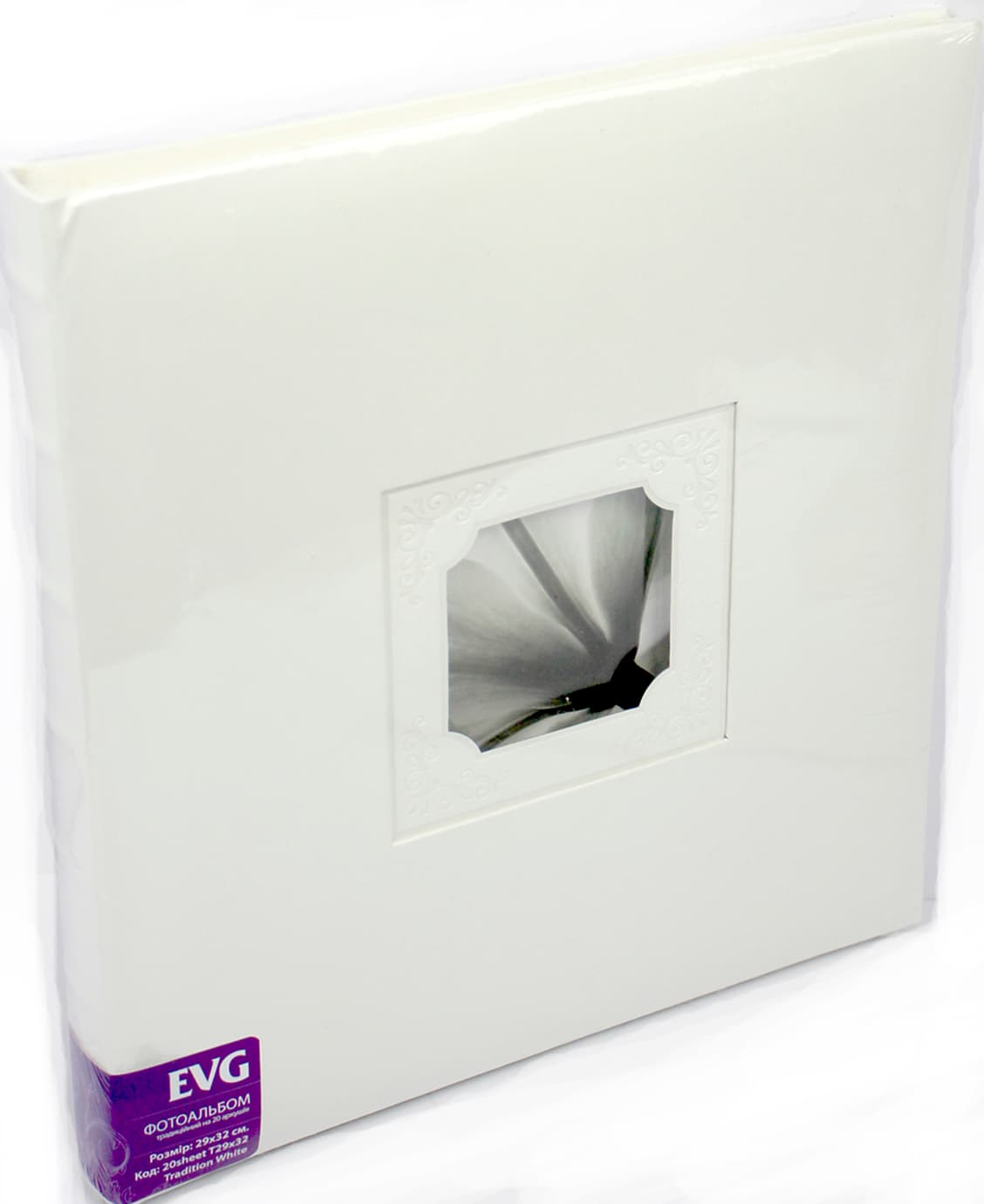 Фотоальбом "EVG" 20sheet T29х32 Tradition White — купити | Канцелярський Сад