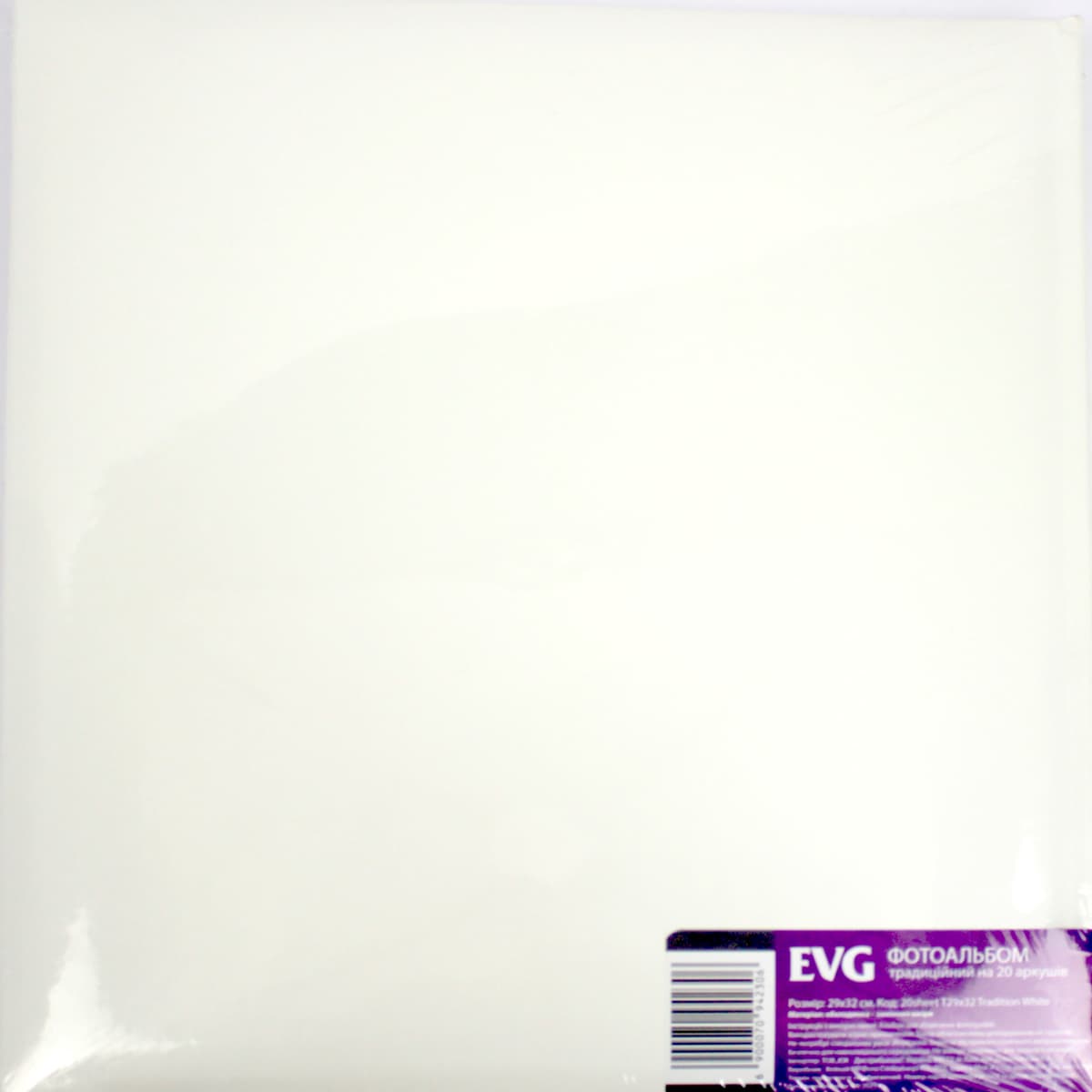 Фотоальбом "EVG" 20sheet T29х32 Tradition White — фото 4