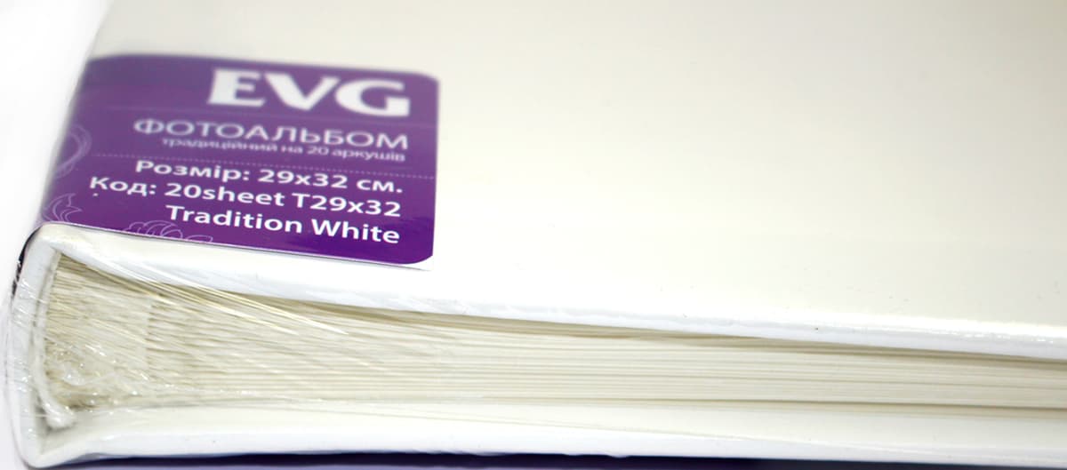 Фотоальбом "EVG" 20sheet T29х32 Tradition White — фото 8