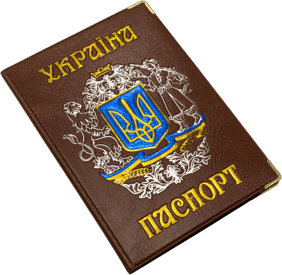 Обклад. на Паспорт України "Козак"шкірзам. №130-Па — купити | Канцелярський Сад