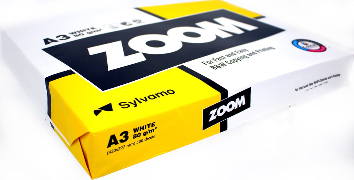 Папір офісний А3 "Zoom" 80г/м2 C (500арк) — фото 3