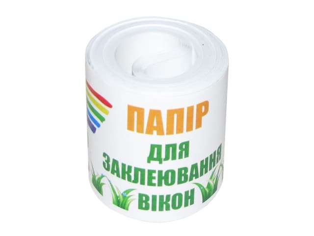 Папір для обклеювання вікон 40гр 1000х50мм (Тепла хата) №6600/0224 — купити | Канцелярський Сад
