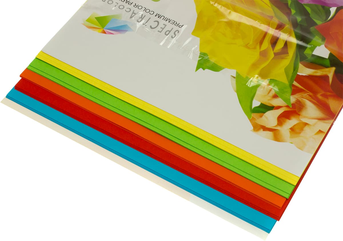 Папір кольор. А4 80г/м інт. 5х10 Spectra Color-Rainbow Pack Deep IT 82 "A"(50шт) — фото 3