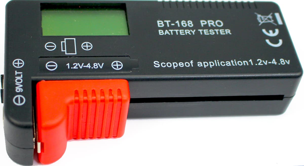 Тестер ємності батарейок та акумул. BT-168 Pro AA,ААА,D,С AG 1,2V -4,8V крона 9V /Breidon — купити | Канцелярський Сад